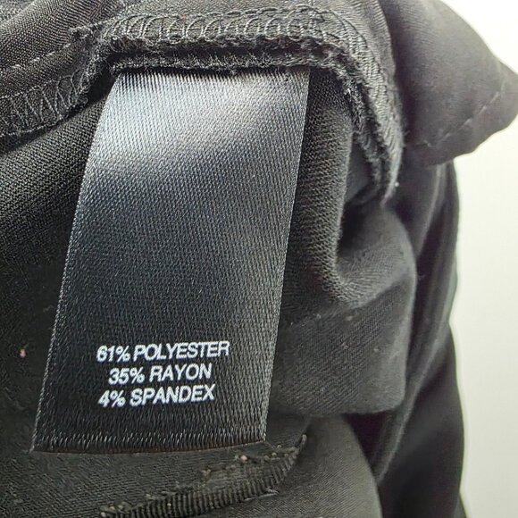 White House Black Market Black Bootcut Dress Pants Legacy 14S Career Work - Picture 9 of 15